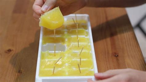 How To Make Popsicles Easy Ice Cube Tray Popsicles Recipe Ice Cube