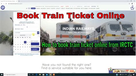 No more waiting in line at the railway station; Book Train Ticket Online | Indian Railway Ticket IRCTC ...