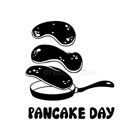 Pancake Day Icon Stock Vector Illustration Of Season