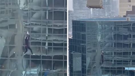 A Man Dangled From A Toronto Construction Site Crane And Theres A