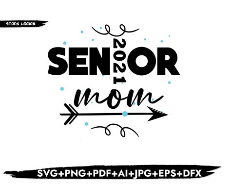 Senior 2021 Mom Svg By Stockvectorsvg Thehungryjpeg