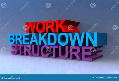 Work Breakdown Structure Stock Illustration Illustration Of Design