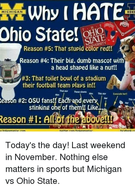 Why Hate Michigan Hoke Ohio State Ohio Reason 5 That