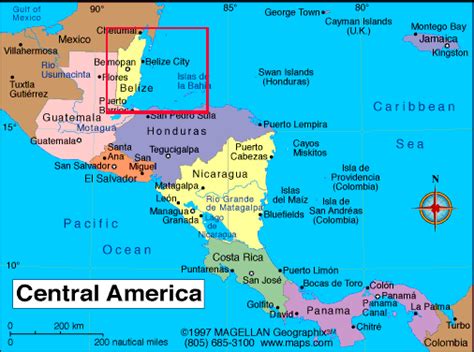 Belize | Central america map, South america map, America map