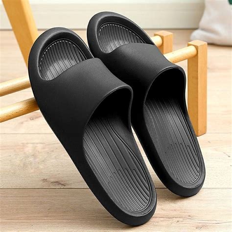 Jual Sandal Sandal Slop Pria Sandal Slide Pria Sandal Karet Minimalis Ringan Dan Nyaman