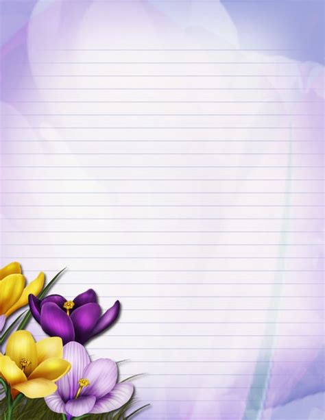 Floral Stationary By Junkbyjen Floral Stationary Writing Paper
