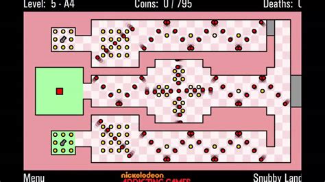 The screen has a small red square and moving blue circles. World Hardest Game 3 Hacked Unblocked | Games World