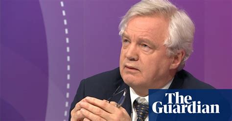 Immigration Levels Will Sometimes Rise After Brexit Says David Davis
