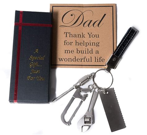 It has a cute presentation and got the job done with minimal effort. Amazon.com : Dad Gifts - Dad Keychain - Gifts For Dad ...