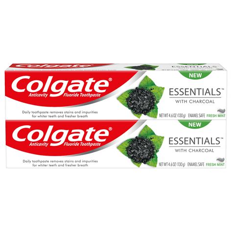 Colgate Charcoal Teeth Whitening Toothpaste 46 Oz 2 Ct
