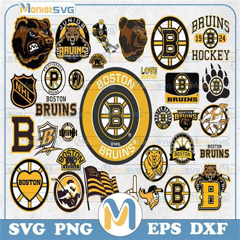 32 Files Boston Bruins Hockey Team Svg Boston Bruins Svg N Inspire