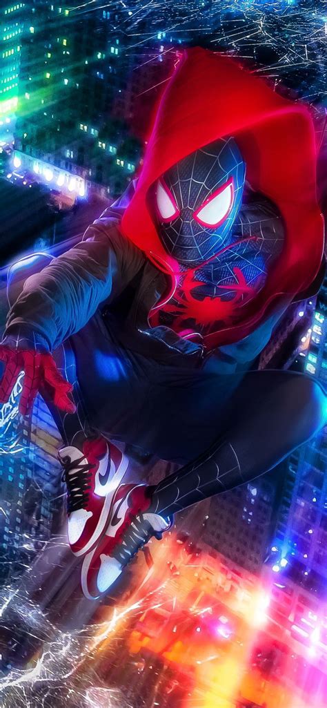 Miles Morales Cosplay In 1125x2436 Resolution Marvel Spiderman Art