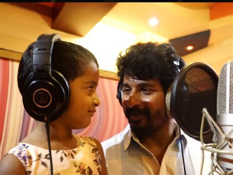 Sivakarthikeyan Records A Song Along With His Daughter Tamil Movie News Times Of India