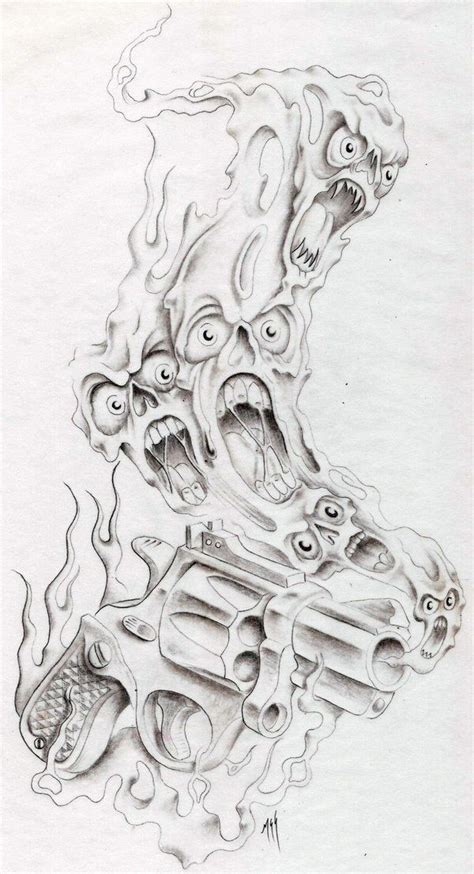 The 32 Best Smoke Demon Tattoo Drawings Images On Pinterest Tattoo
