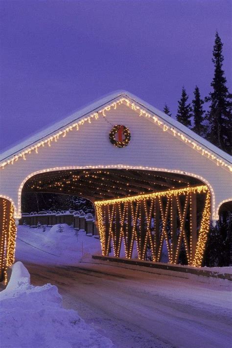 Covered Bridge Covered Bridges Bridge Wallpaper Christmas Cover