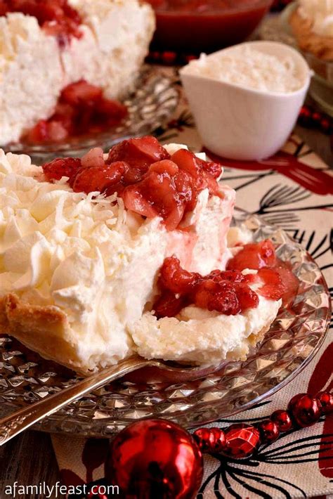 Candy, cakes, pies and other dessert recipes. White Christmas Pie - A Family Feast® | Recipe | Christmas pie, Desserts, Coconut pie