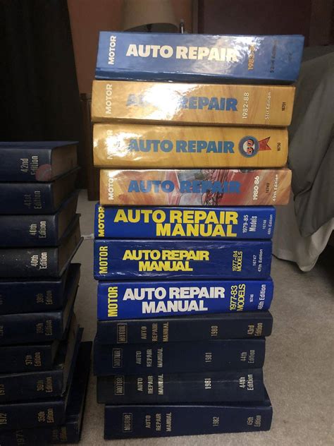 Entire Motors Auto Repair Manual Library For Sale Hemmings Motor News