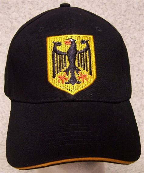 Embroidered Baseball Cap International German Eagle New 1 Hat Size Fits