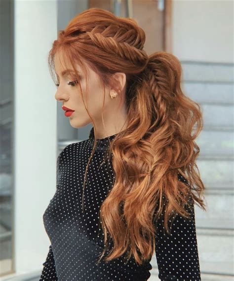 Длинные стрижки на рыжие волосы фото Для Роста Волос
