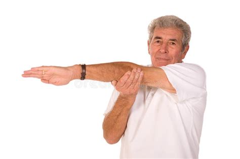 Senior Man Stretching Royalty Free Stock Images Image 12033909