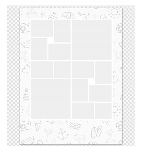 20 Collage Templates 32 And Square Psd Files In Photoshop Visual Arts