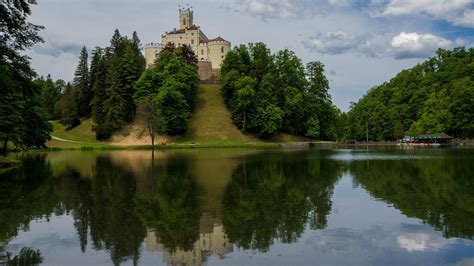 Architecture Ancient Castle Trees Nature Forest Water Lake