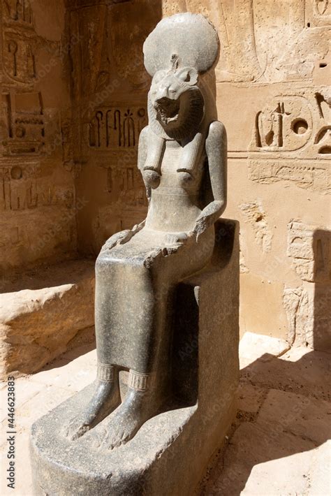 Medinet Habu Temples Warrior Goddess Sekhmet Stock Photo Adobe Stock
