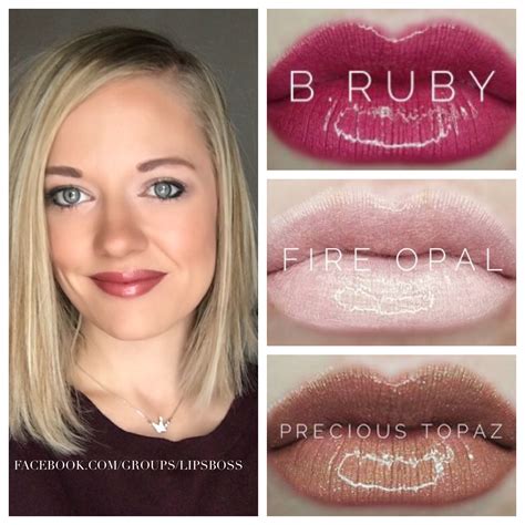 Custom Lipsense Mixture B Ruby Precious Topaz And Fire Opal Lipsense