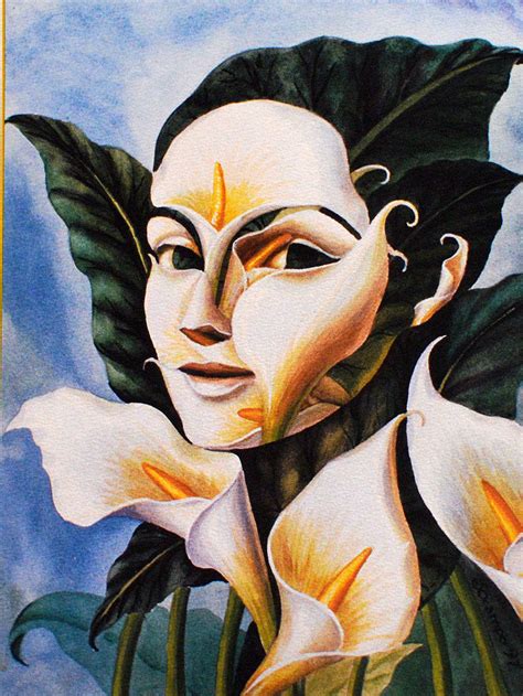 Lady In Field Of Lilies Art Prints By Octavio Ocampo