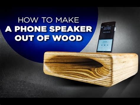 More images for how to make an easel out of wood » Learn how to make a speaker out of wood - Easy DIY project ...