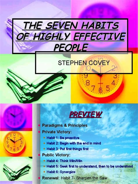 The Seven Habits Of Highly Effective People Leadership Metaphysics