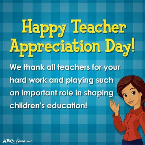 10 Teachers Day Cards And Nice Teacher Appreciation Week Wordings