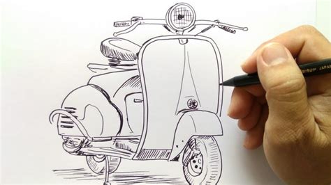 Balap motor adalah olahraga otomotif yang menggunakan sepeda motor. Sketsa Motor Cb : Sketsa Gambar Motor Mudah Di Gambar ...