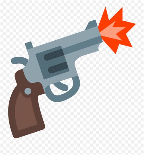 Gun Emoji Controversy Cartoon Gun Shooting Pngsquirt Emojis Free