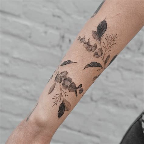 Rose Vine Tattoos On Arm
