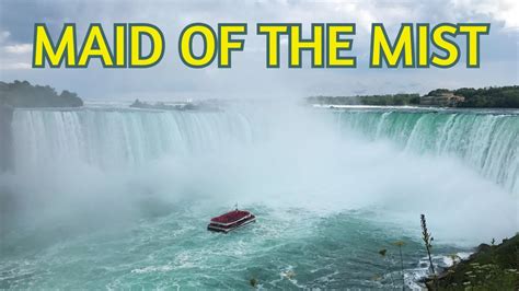 Maid Of The Mist Niagara Falls YouTube
