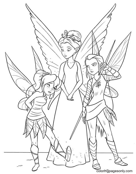 Disney Fairy Coloring Pages Home Design Ideas