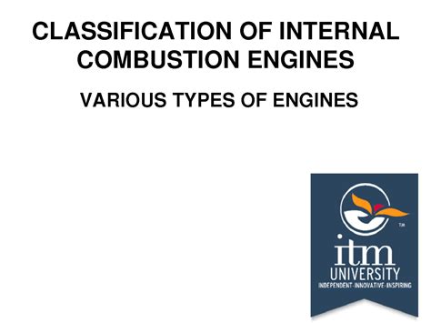 Solution Classification Of Internal Combustion Engines Studypool