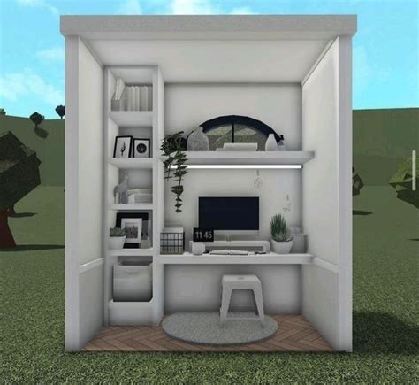 2×1 Bloxburg Desk Idea In 2023 Small House Layout Simple Bedroom
