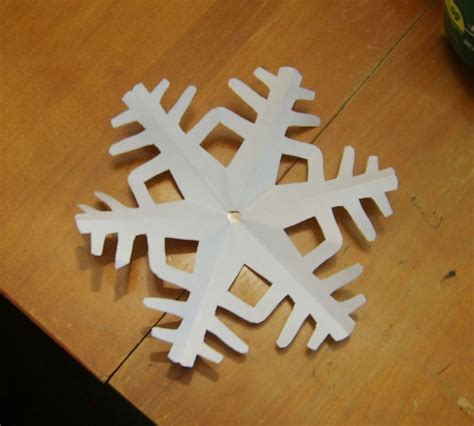 Make A 6 Sided Snowflake 7 Steps With Pictures Instructables