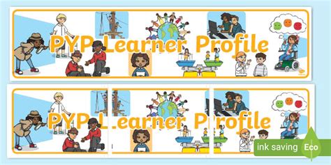 Pyp Learner Profile Display Banner Teacher Made