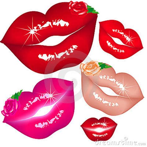 Cartoon Kiss Lips Clipart Best