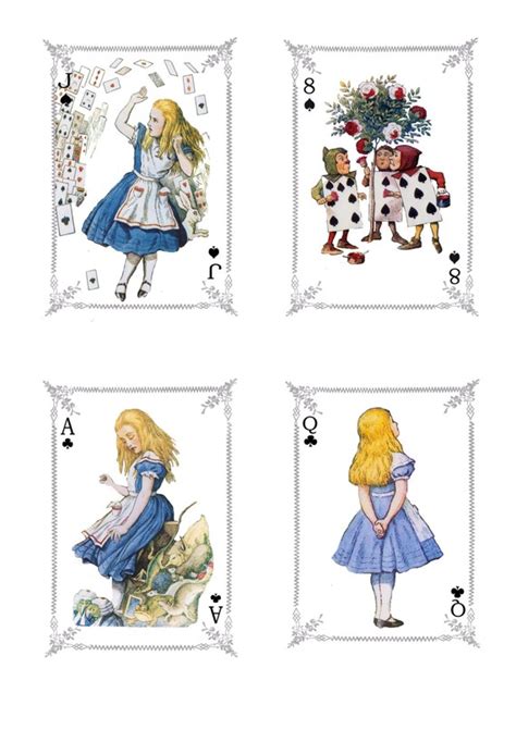 Cartes Alice Au Pays Des Merveilles Pin On Alice Im Wunderland