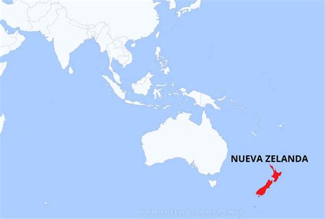 Mapa De Nueva Zelanda