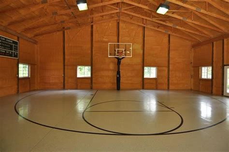 Barn Basketball Court Pinteres