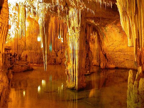 Neptunes Grotto Italian Grotta Di Nettuno Is A Stalactite Grotto
