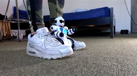 Roboter Crushing With Nike Air Max 90 View2 Nikestompers Crushing And Trampling Clips4sale
