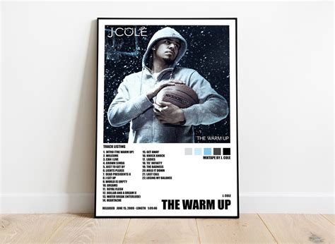J Cole The Warm Up Poster Album Cover Poster Room Decor Etsy