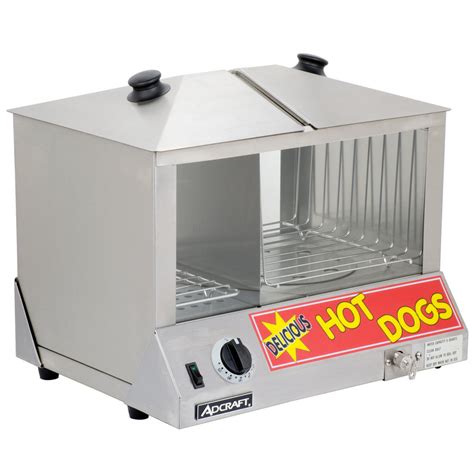 Adcraft Hds 1200w Commercial Hot Dog Steamer 1200w