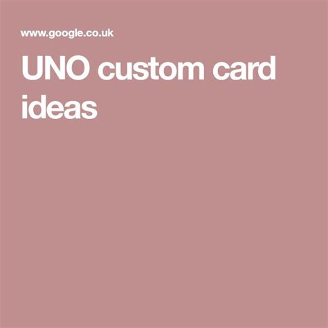 Then, the next player must make the same face on the emoji face card, take their turn this card is also a wild card. UNO custom card ideas | Custom uno cards, Custom cards, Cards